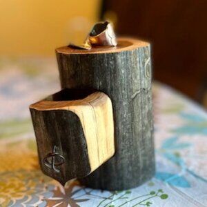 Handmade Cedar Fence Post Trinket Box